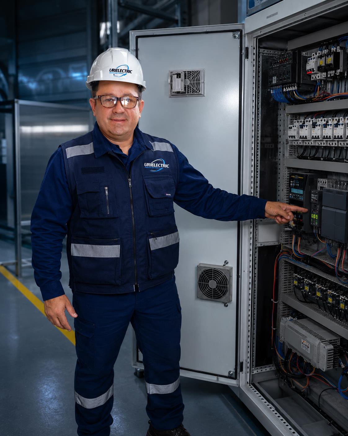 Roimer Uribe, ingeniero en automatización y control industrial de URIELECTRIC